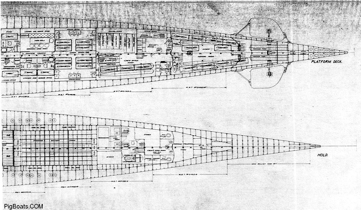 V-4/Argonaut plans 1929 - PigBoats.COM