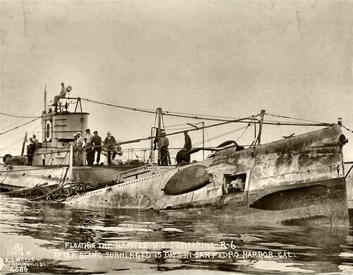 R-6 Sinking n Recovery 1921