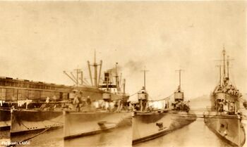 Group of S-boats in San Pedro