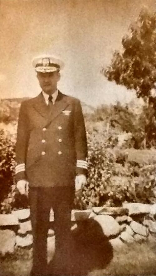 Cdr. Vincent J Moore c1945 - photo provided by grand niece Patricia M Lynn