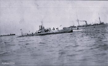 C-boat with USS Dixie