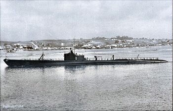 Cachalot in the Thames River 1937