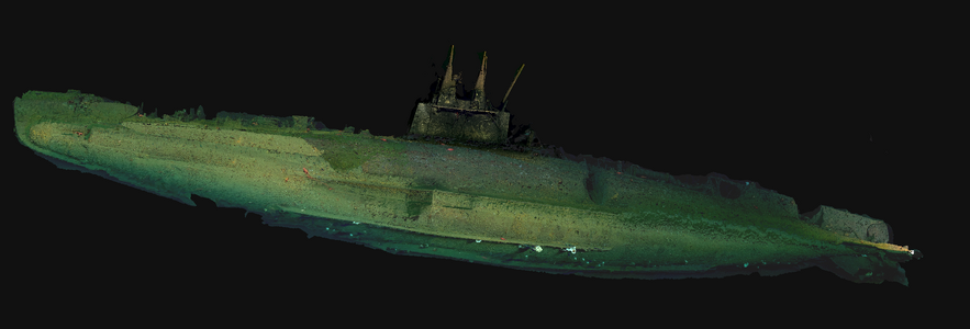 F-1 wreck images from Woods Hole 2025 expedition