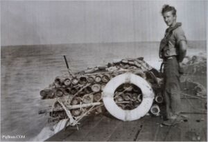 Stickleback-Japanese rafts-sea of Japan 1945-2.jpg