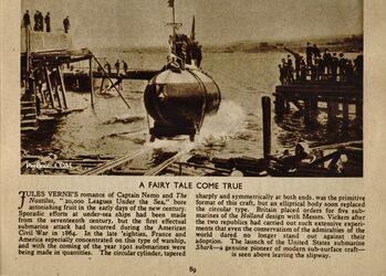 Launch day for Shark, 1901