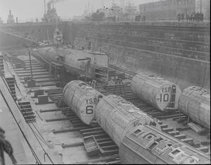 S-4 in drydock with pontoons.jpg