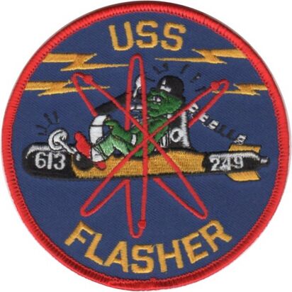 The mighty Flasher. Fast, Deep, Silent, Deadly.